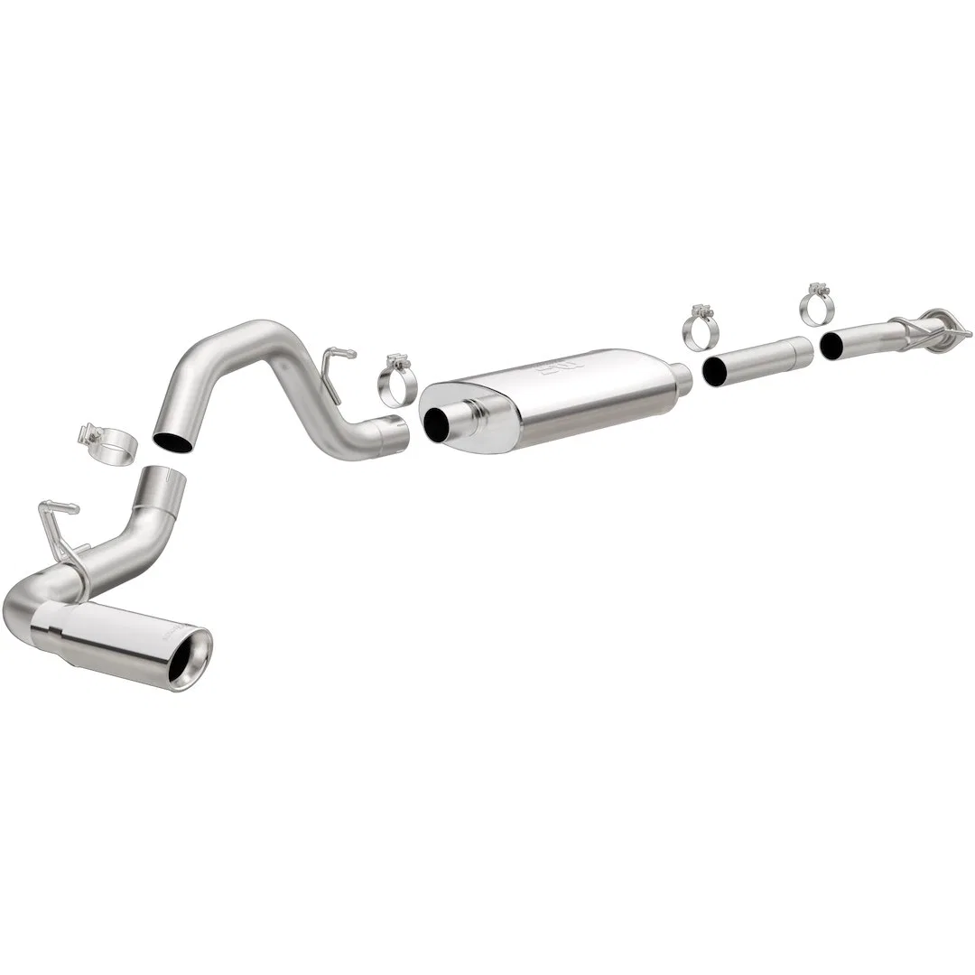 19018 – MAGNAFLOW Exhaust System Kit, Stainless Steel With Muffler 3 Inch Pipe Diameter Single Exhaust With Single Ex...